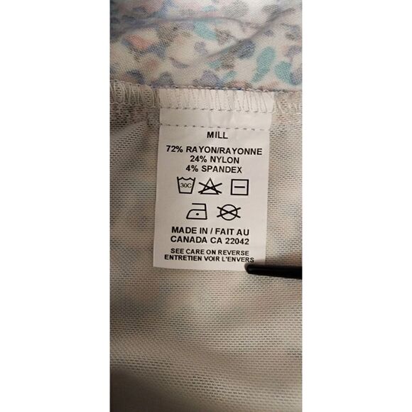 Margaret M Stretch Chino Abstract Pattern Short Size Small Petite - Picture 7 of 7